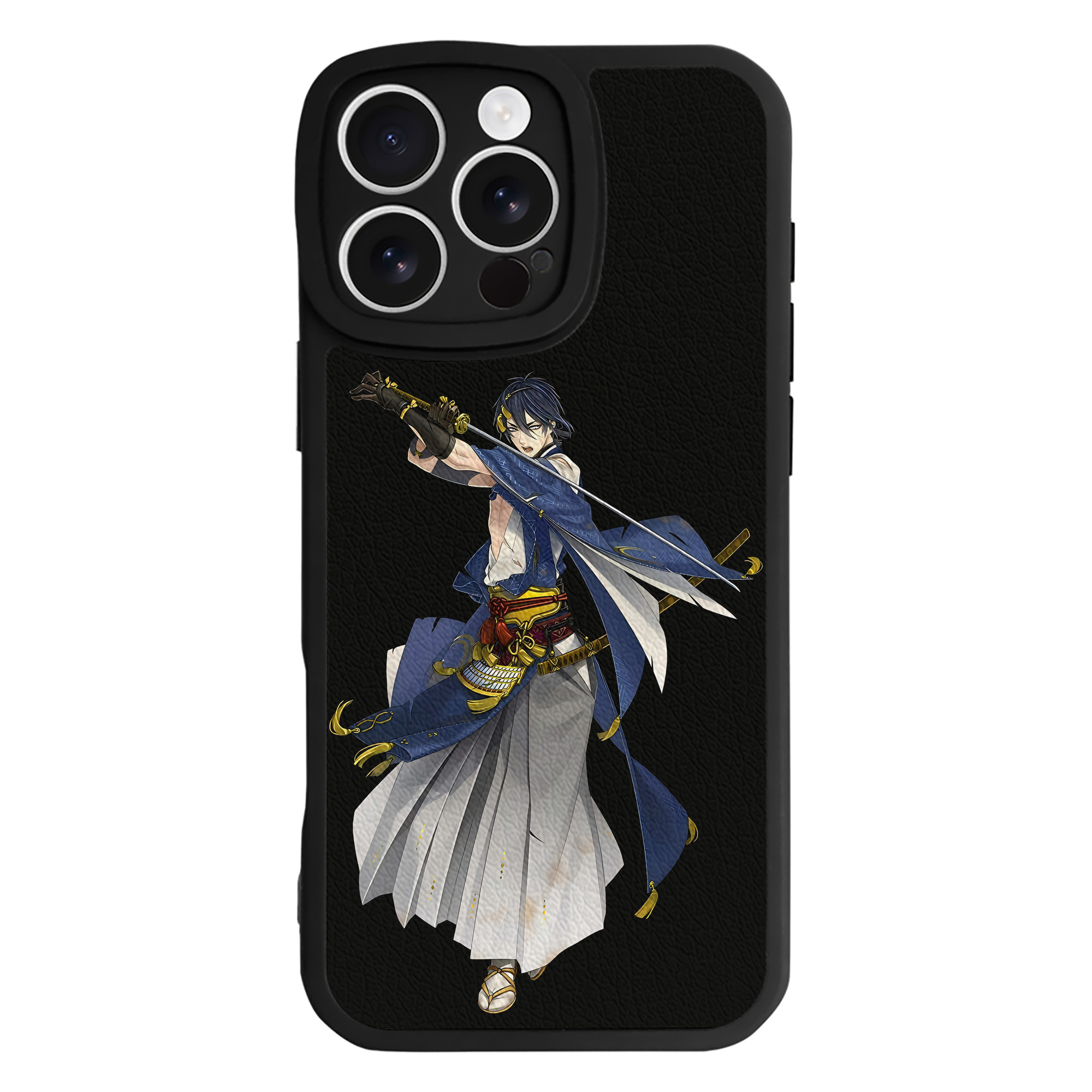 （画像用） 刀剣乱舞 Touken Ranbu 【iPhone 16シリーズ対応】シリコンスマホケース（レザー調） 材質：シリコン